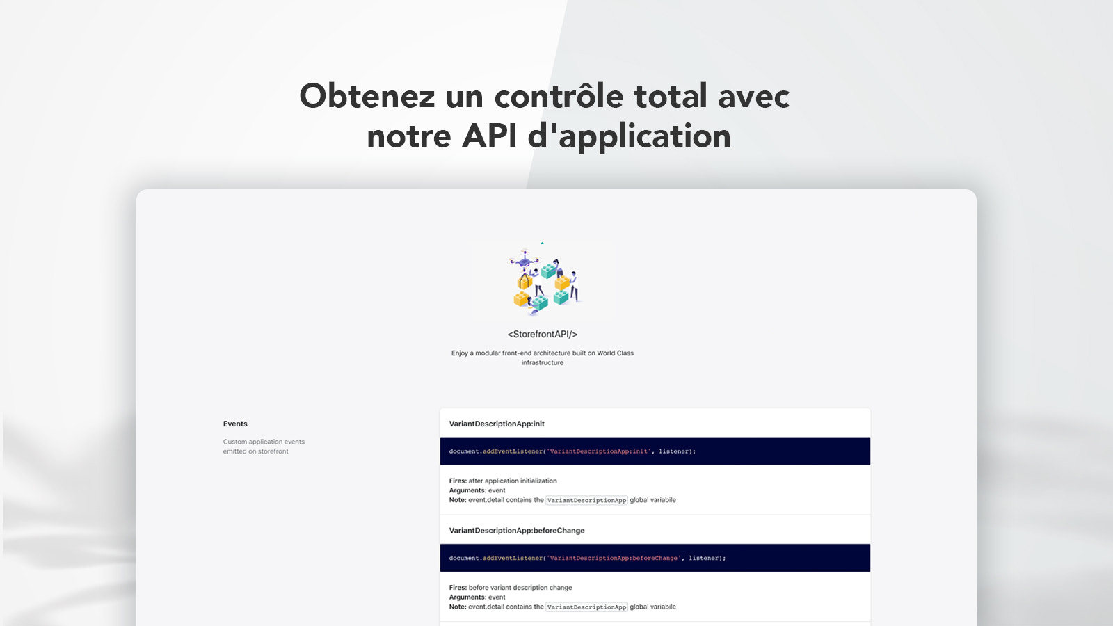 API d'application
