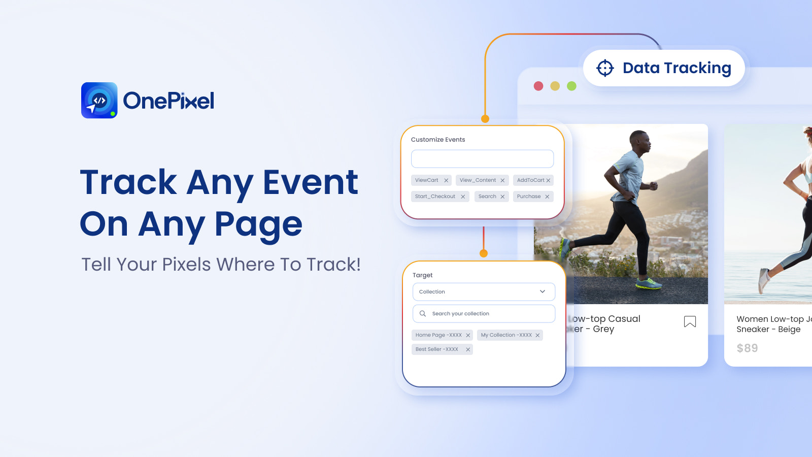 Track any event on any page