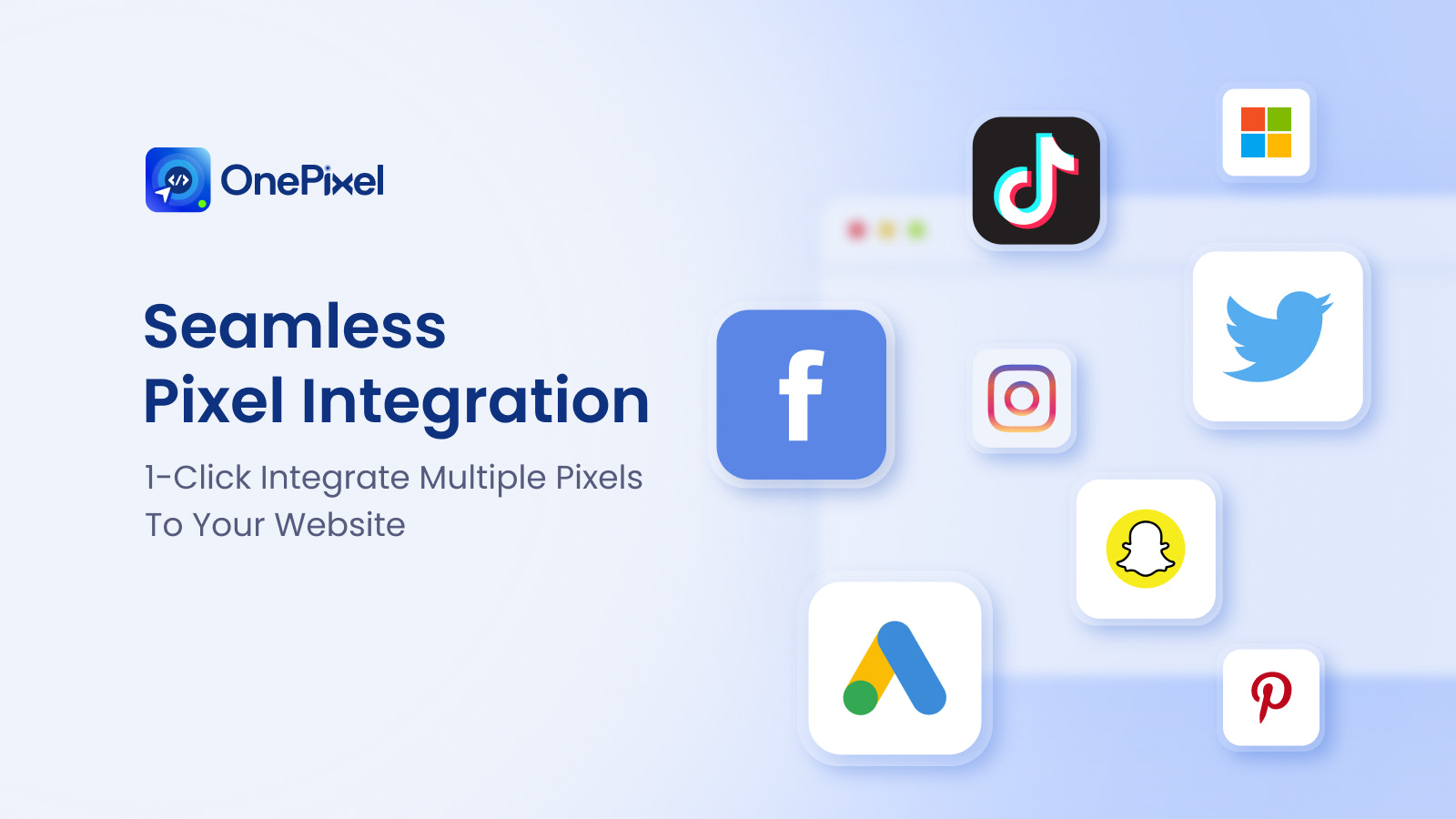 Seamless pixel integration