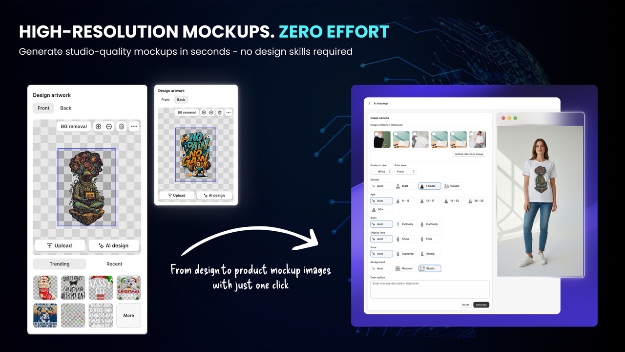 HIGH-RESOLUTION MOCKUPS. ZERO EFFORT