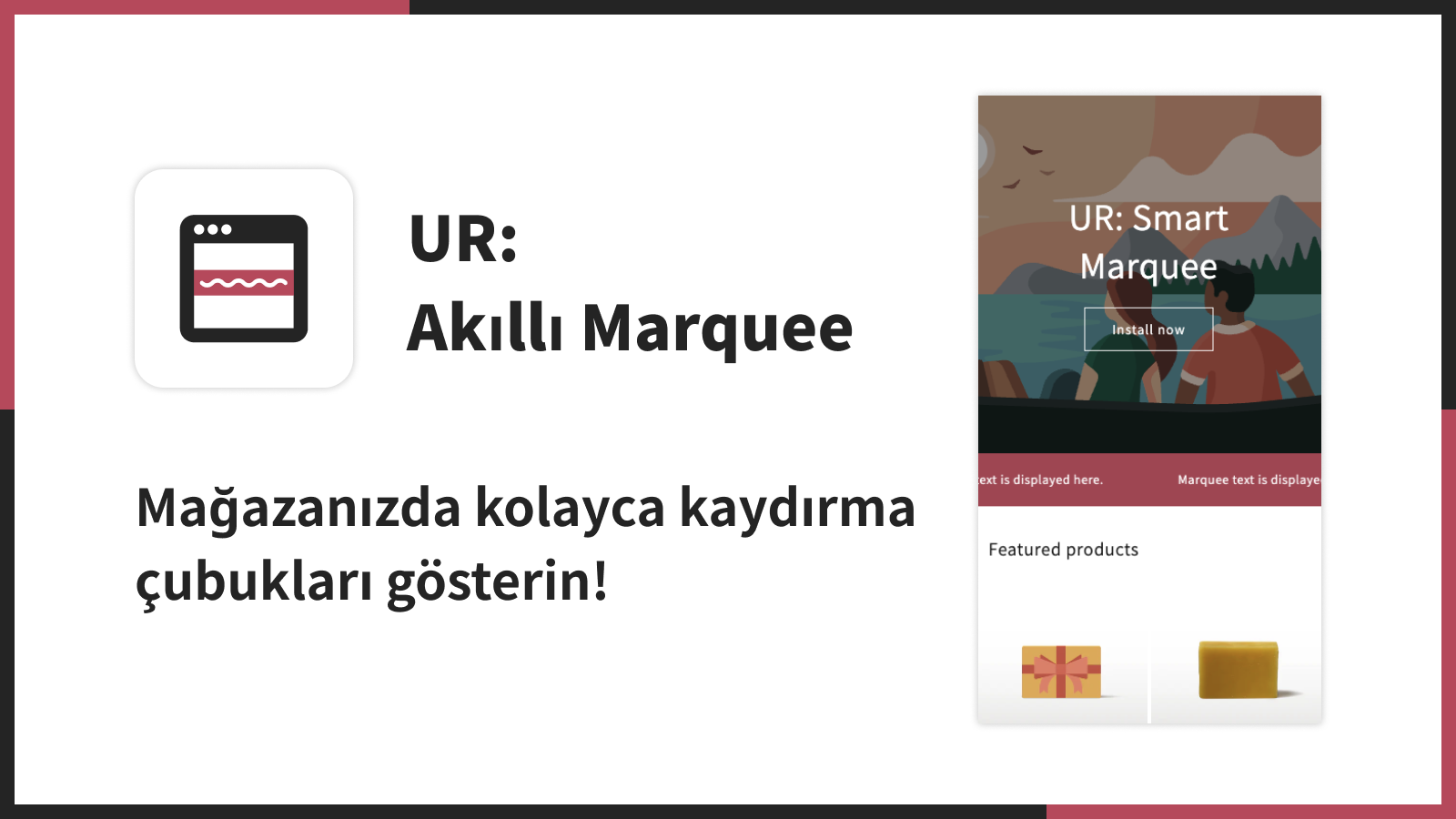 Mağazanızda kolayca kaydırma çubukları gösterin!