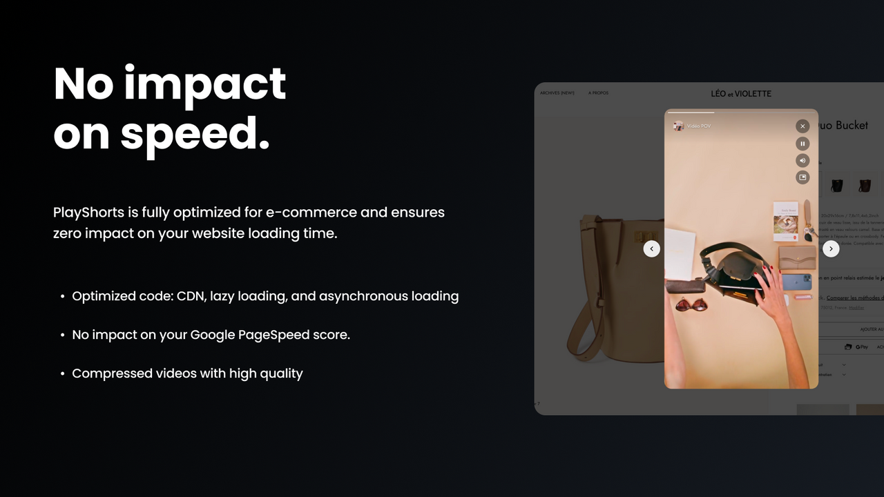 No impact on speed