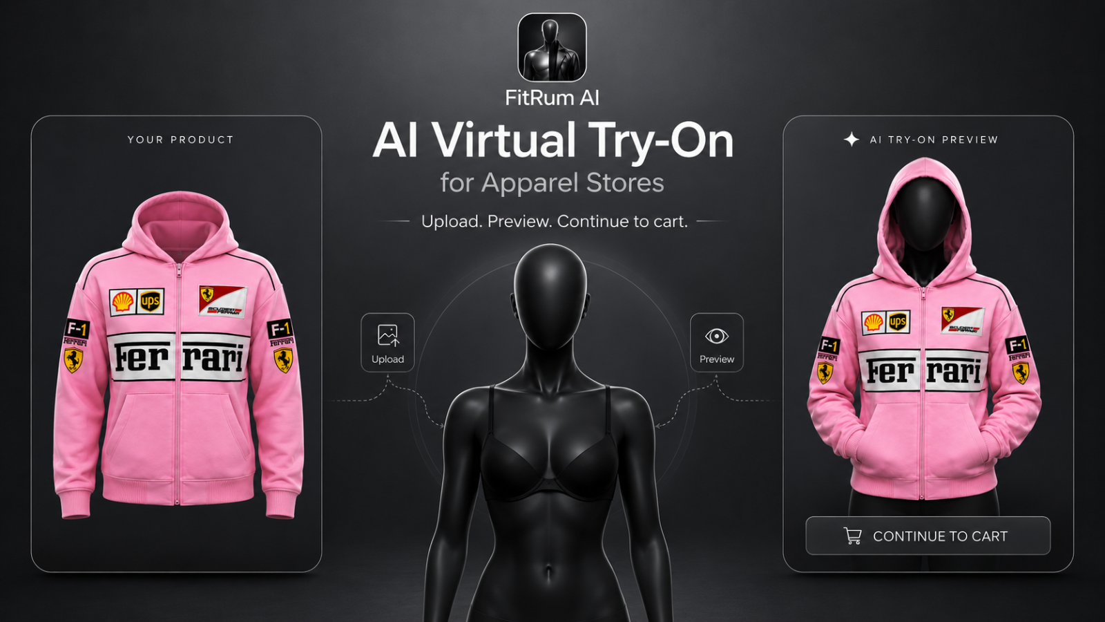AI virtual try-on app for apparel stores