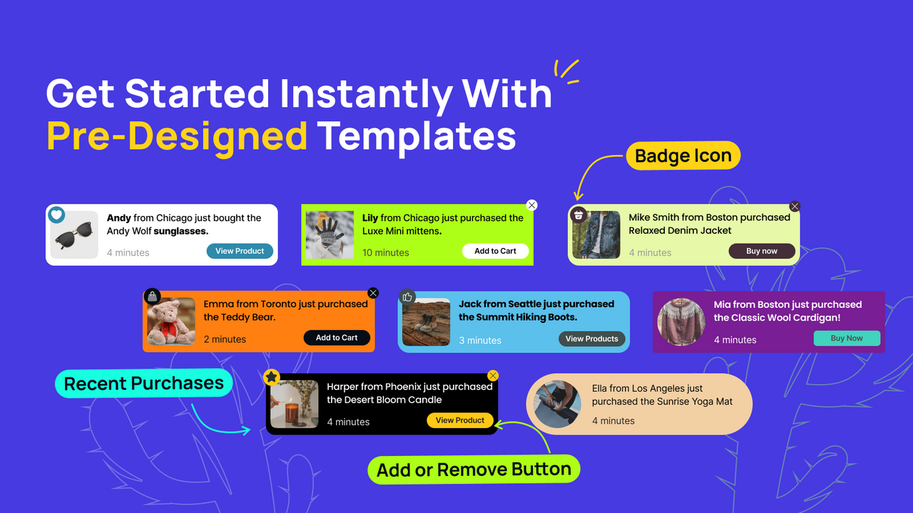 Pre-made templates