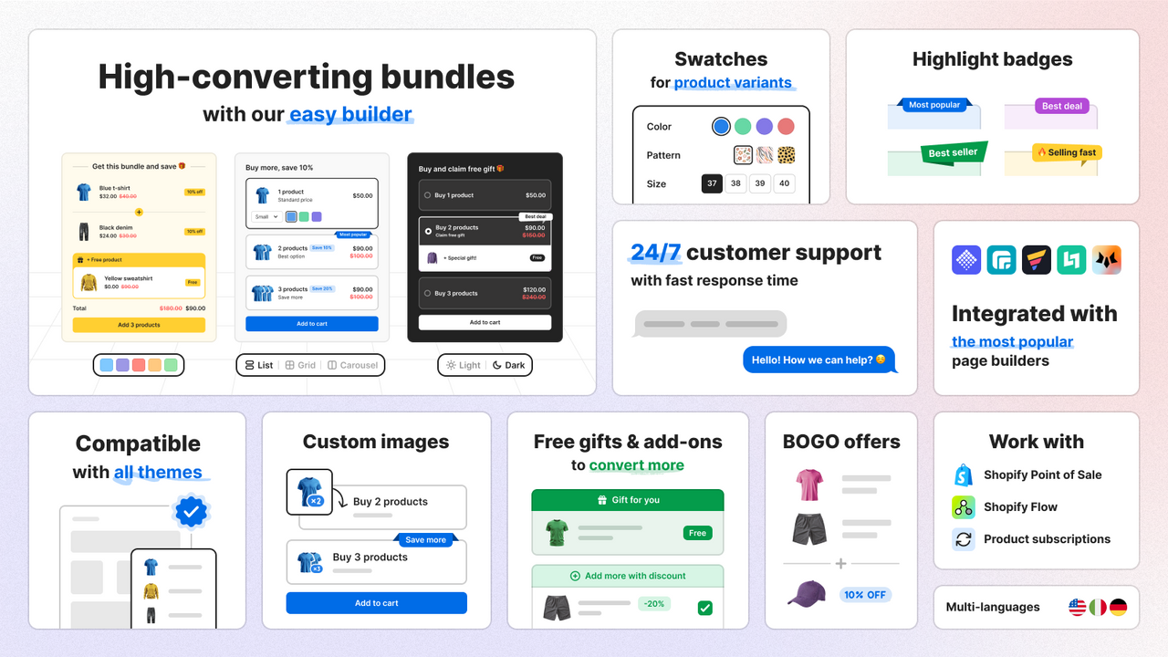Features to boost sales and conversions