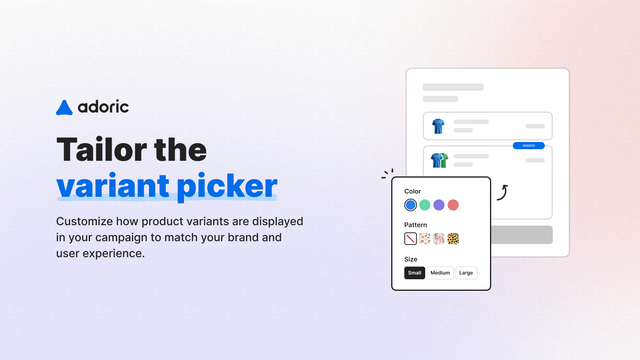 Tailor the variant picker