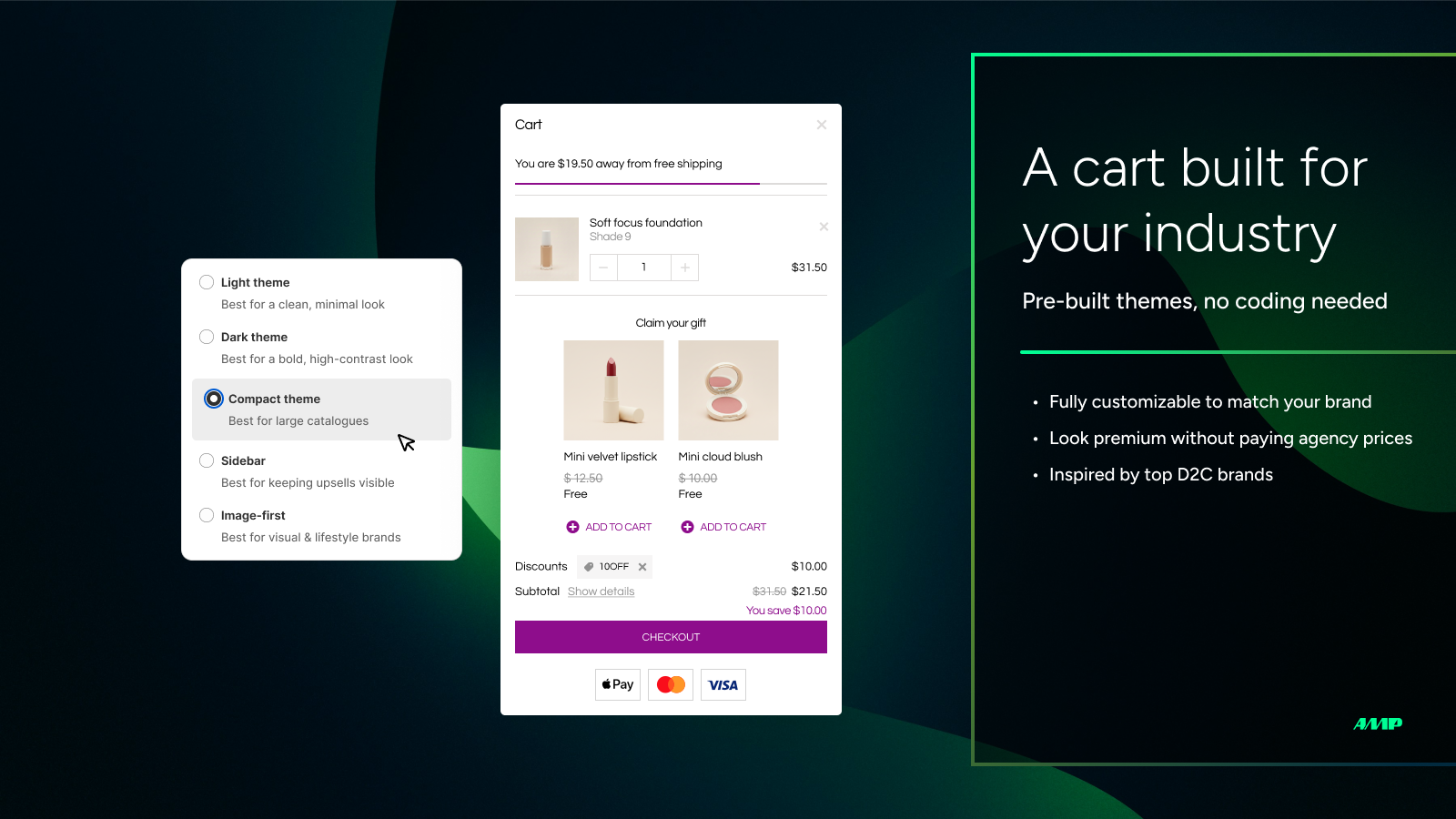 A Cart that looks and feels like your Brand
