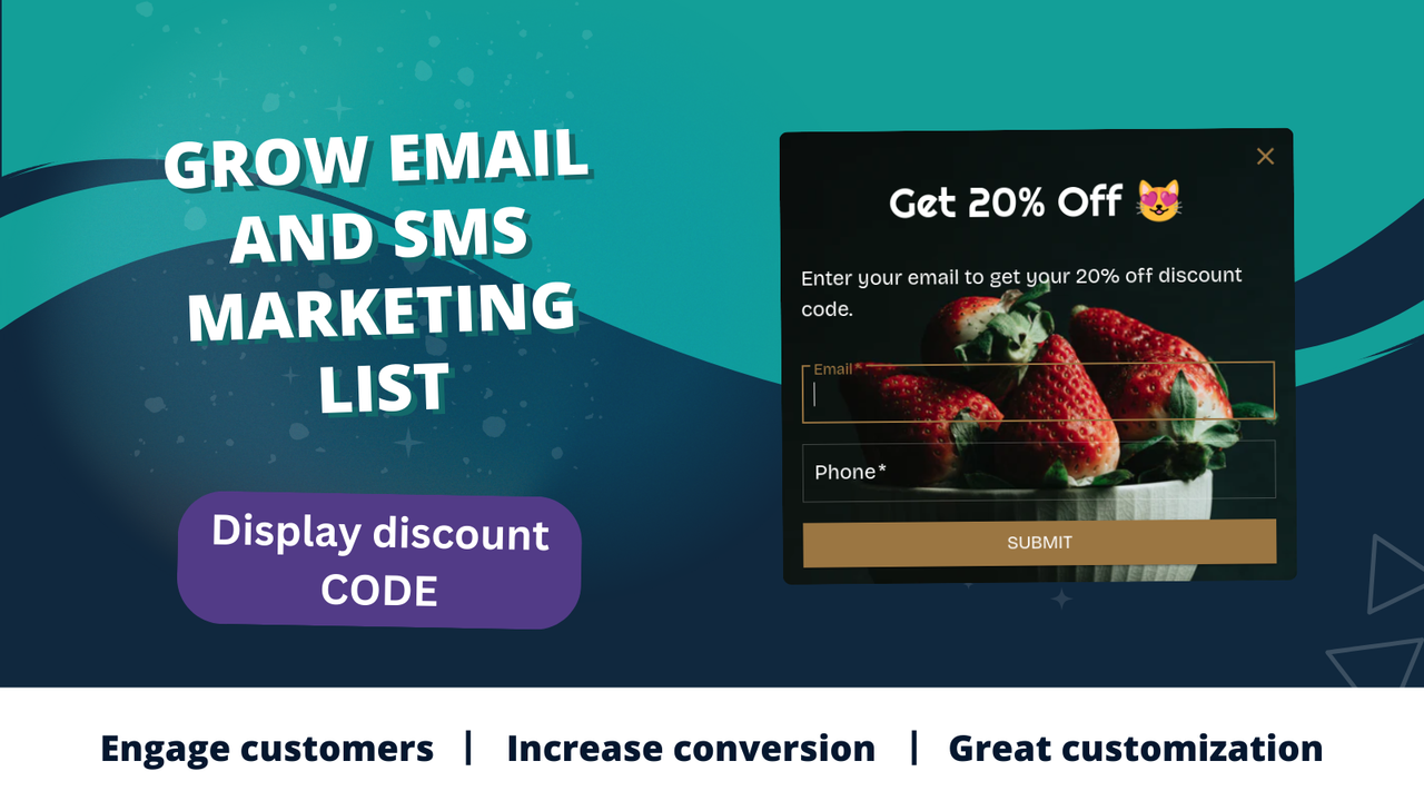 Pop Up Discount, Banners