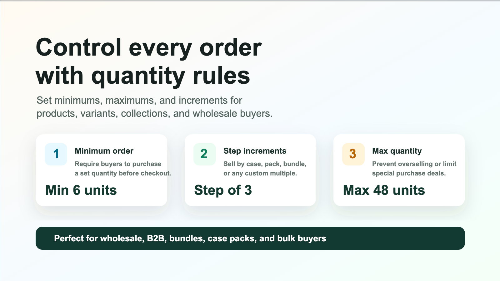 Multiple of rule