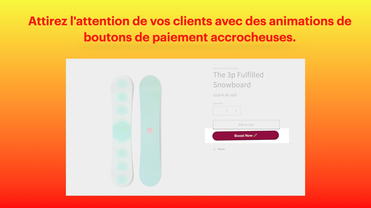 Attirez l'attention de vos clients avec des animations de bouton