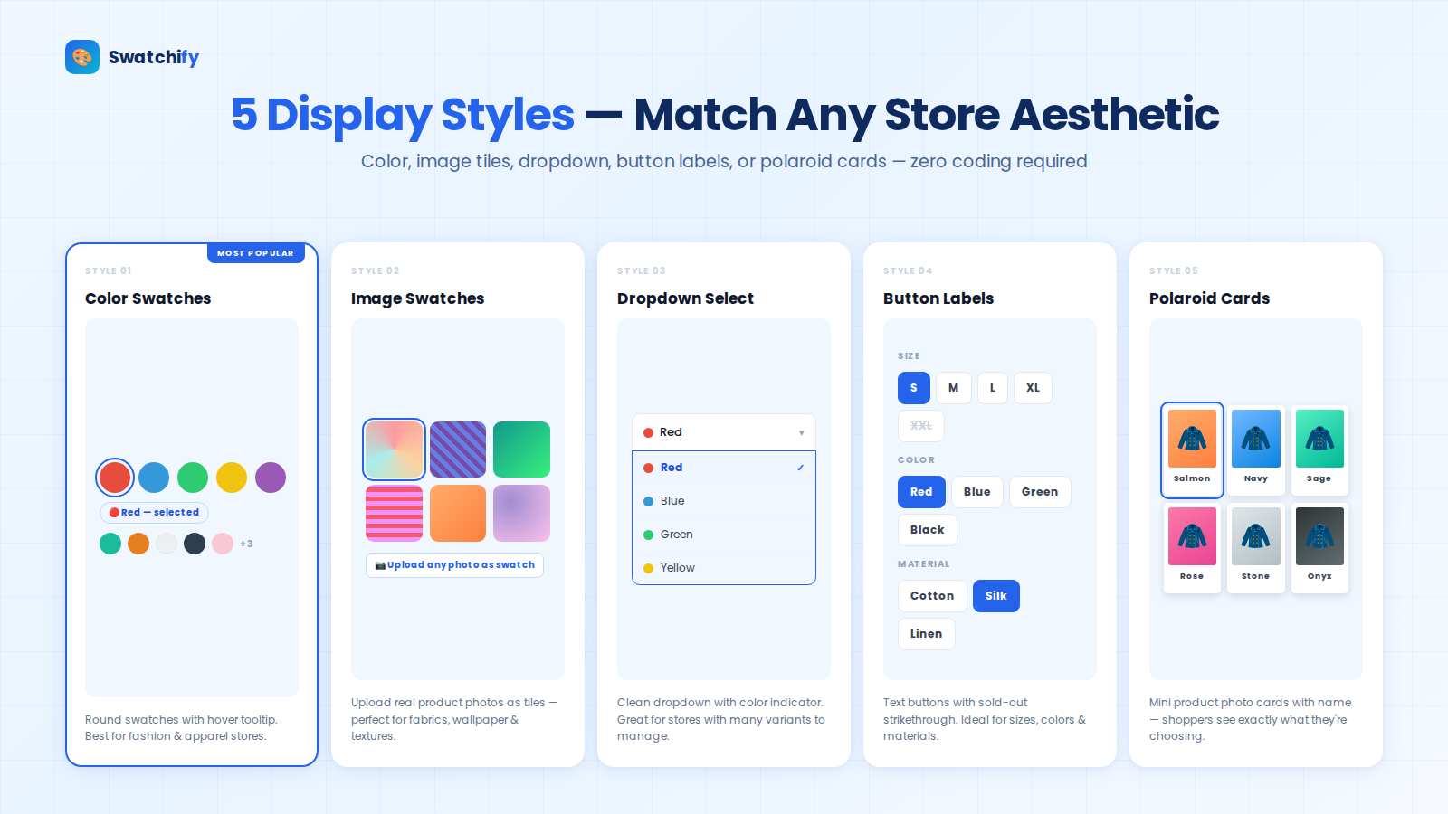 Smarter Color Swatches