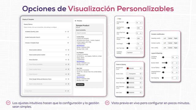 Personaliza qué información de ubicación mostrar en las páginas 