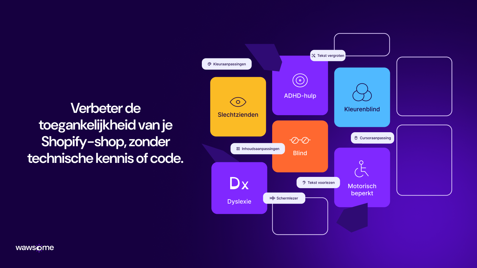 oegankelijkheidstools voor iedereen, geen code nodig