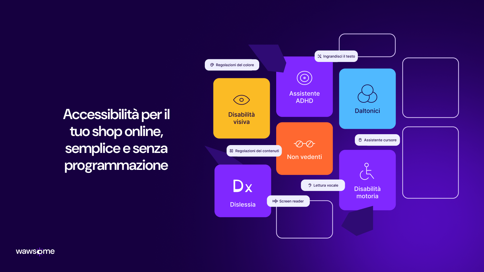 Strumenti di accessibilità per tutti, senza bisogno di codice