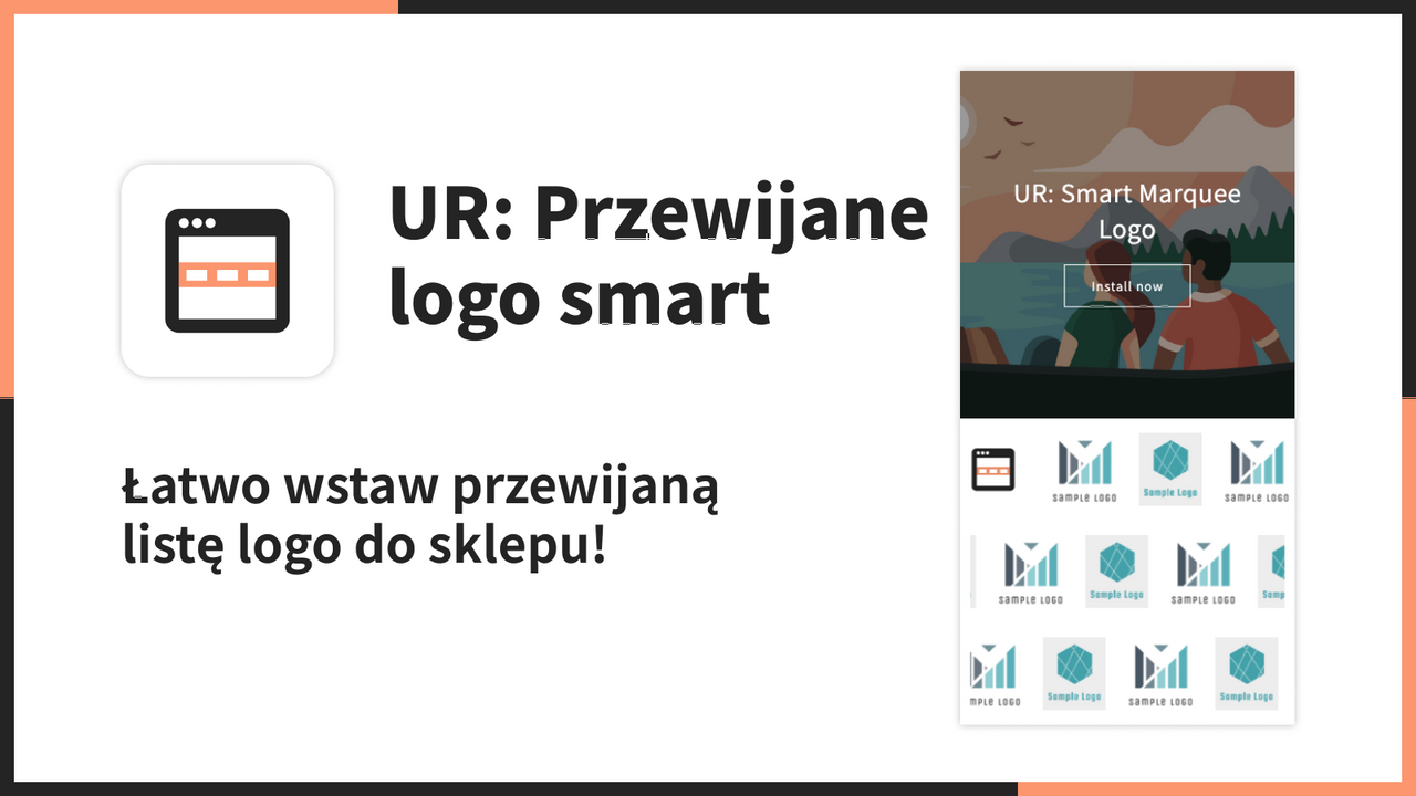 Łatwo wstaw przewijaną listę logo do sklepu!