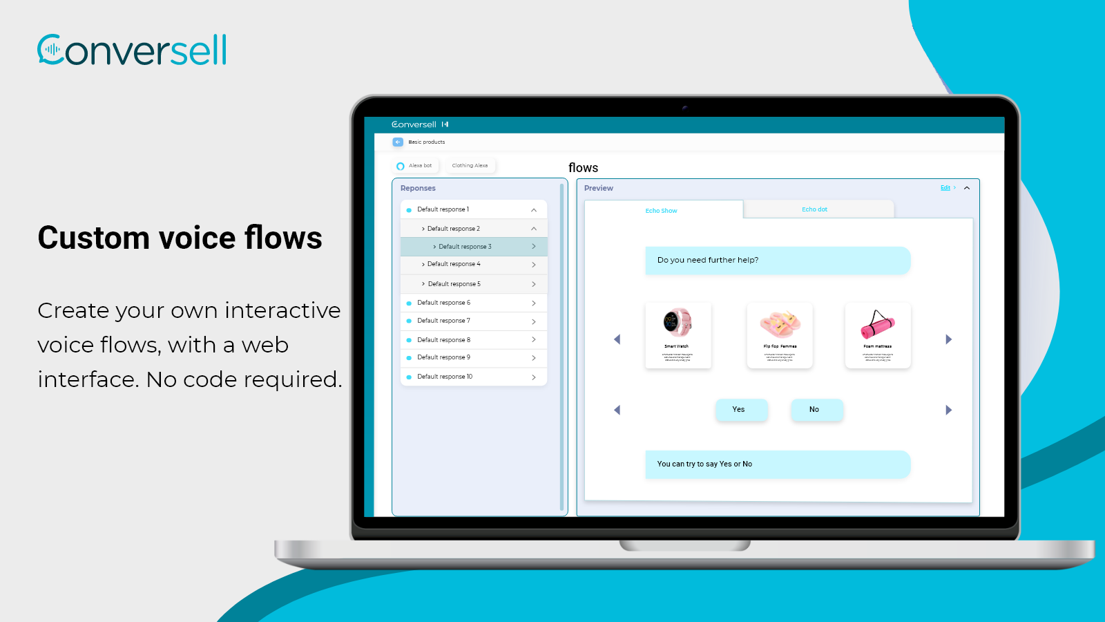 Voice flow builder 