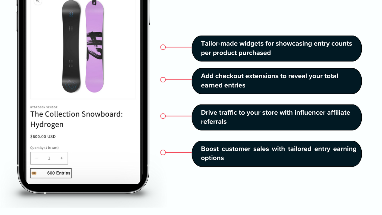 Fully customize your sweepstakes