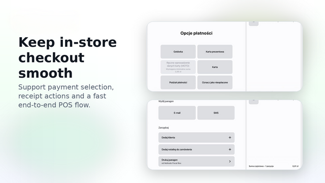 Keep in-store checkout smooth