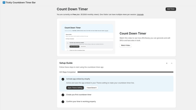 Dashboard Page