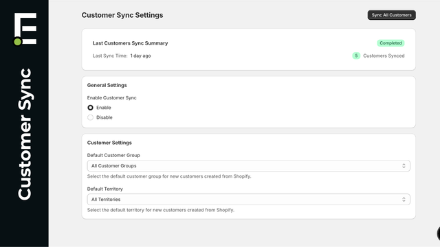 Customer Sync