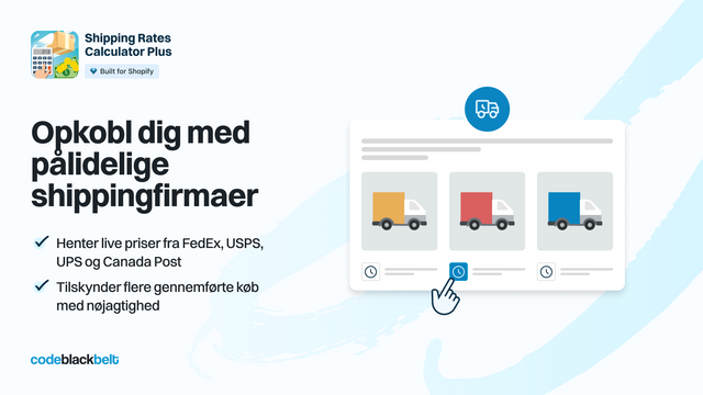 Forbind med troværdige fragtfirmaer