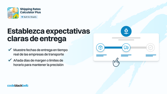 Establece expectativas de entrega claras