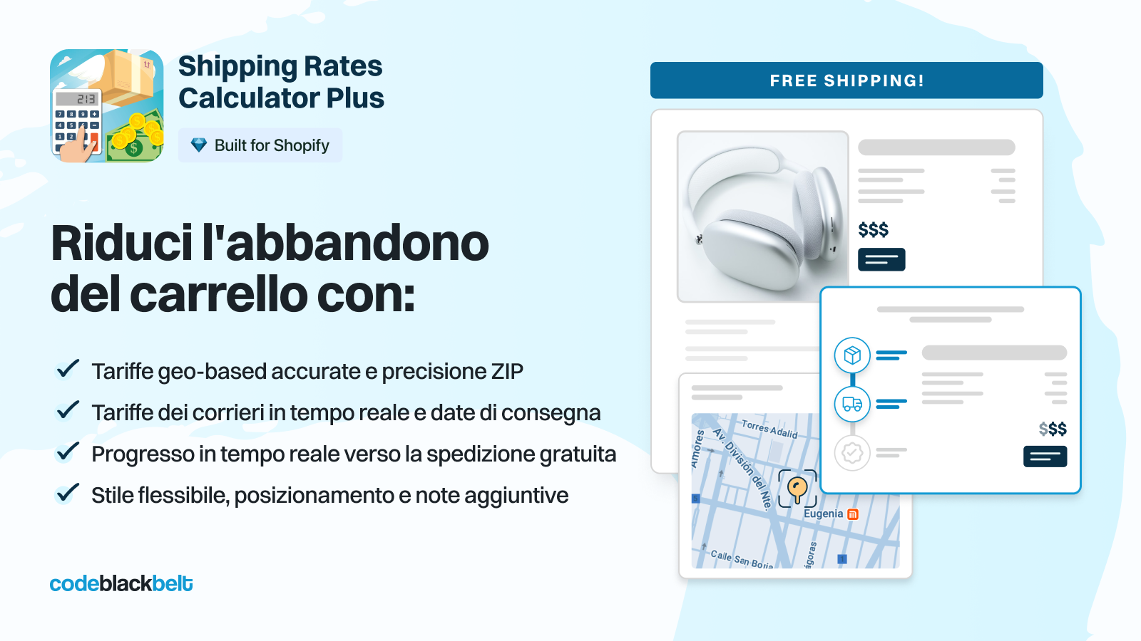 Calcolatore Spese di Spedizione Plus