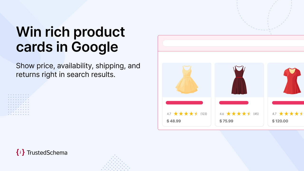 Show star ratings, prices & stock in Google