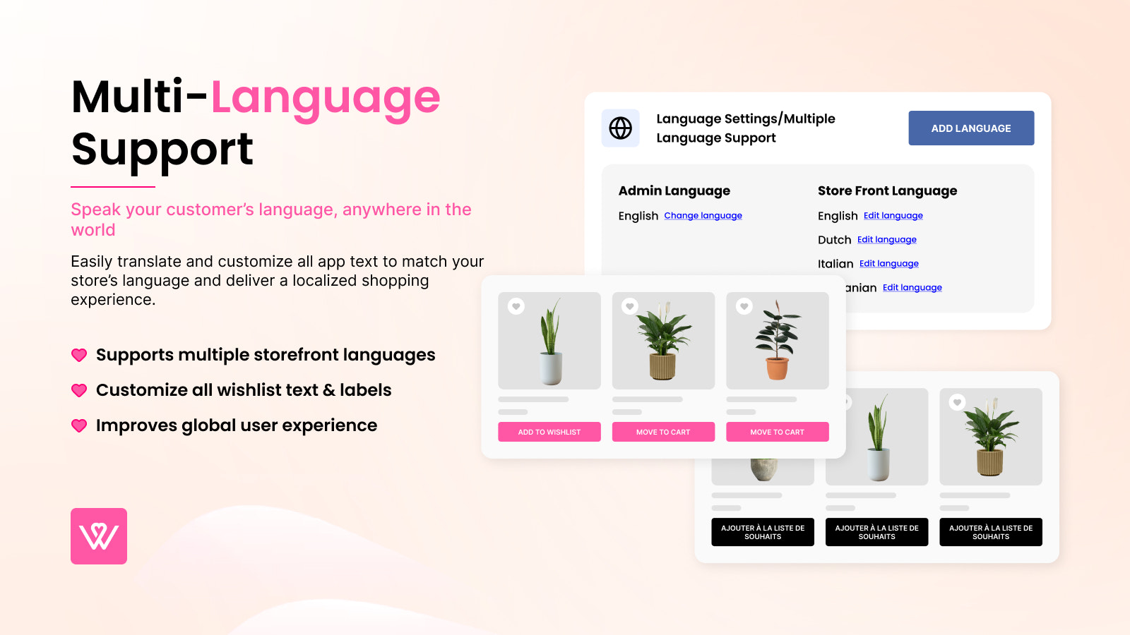 Multi- language support