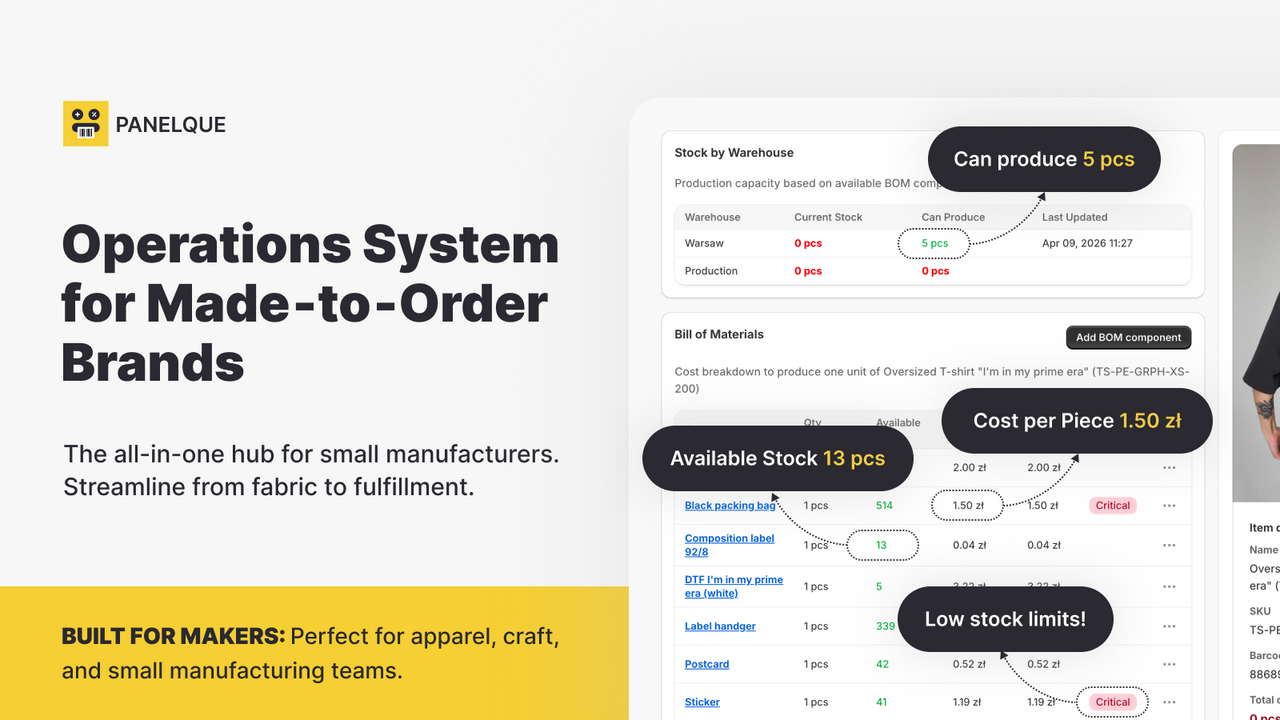 Operations System for Made-to-Order Brands