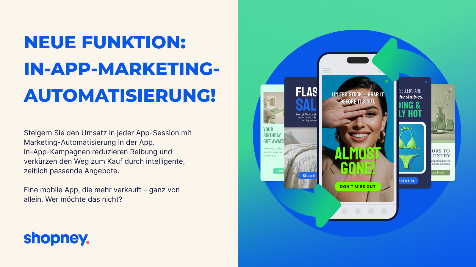 Die einzige mobile Shopify-App mit Themenoptionen