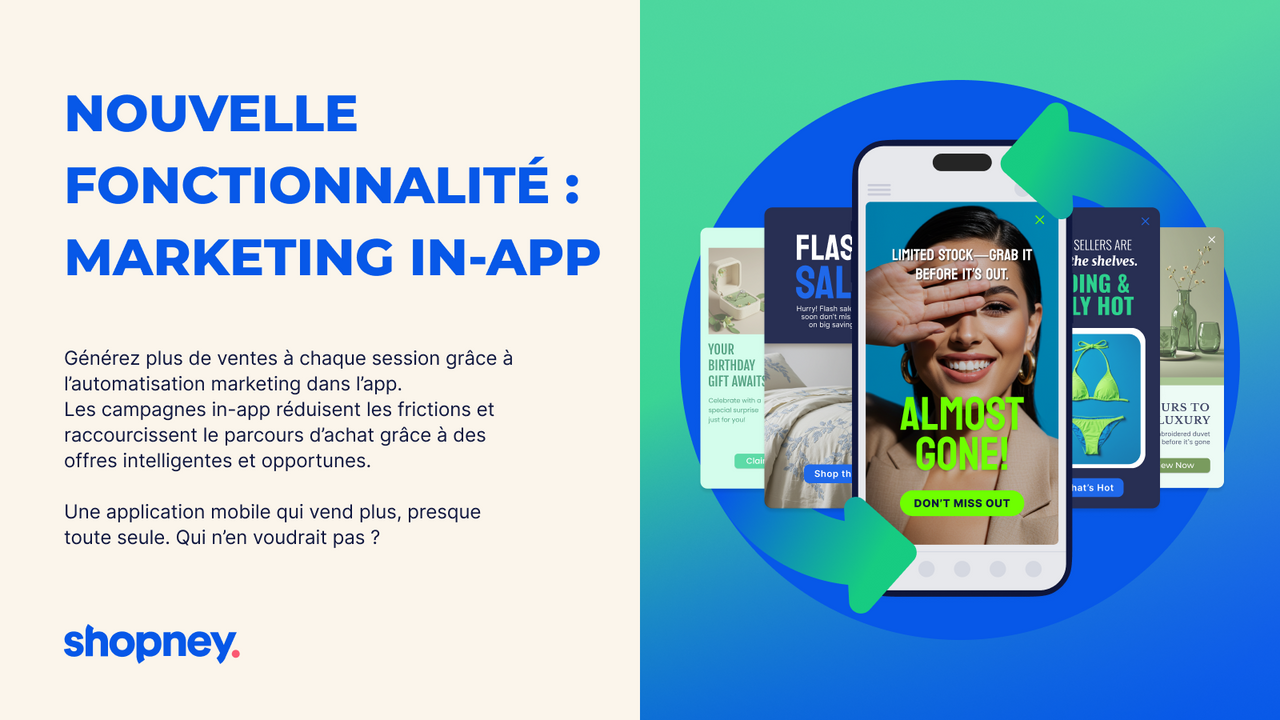 La seule application mobile Shopify avec des options de thème