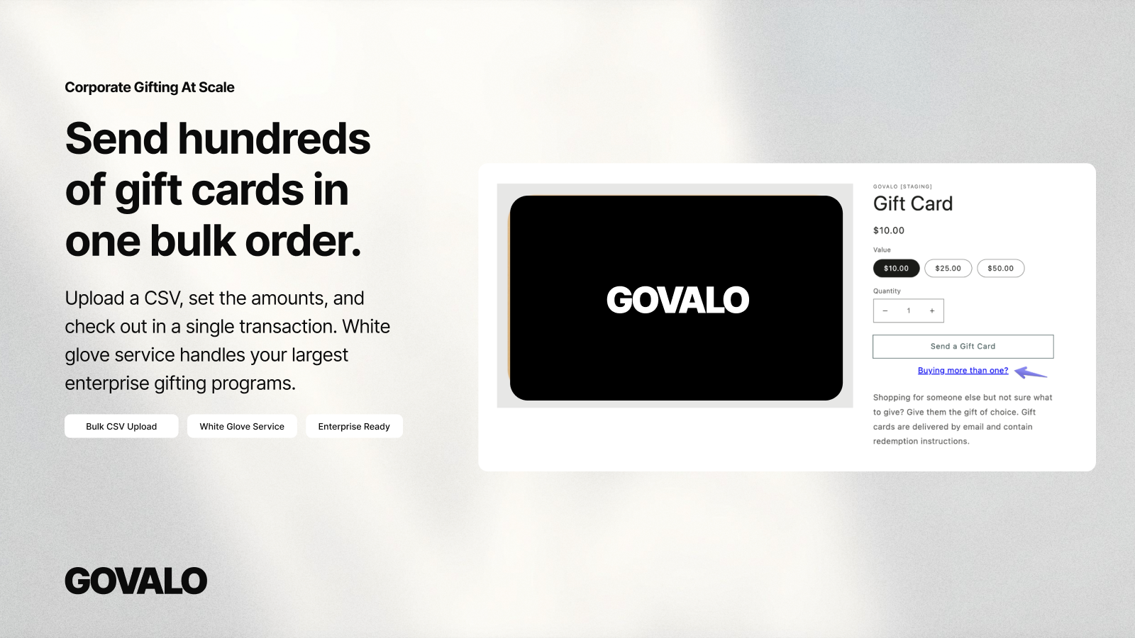 Bulk and corporate gifting gift cards csv