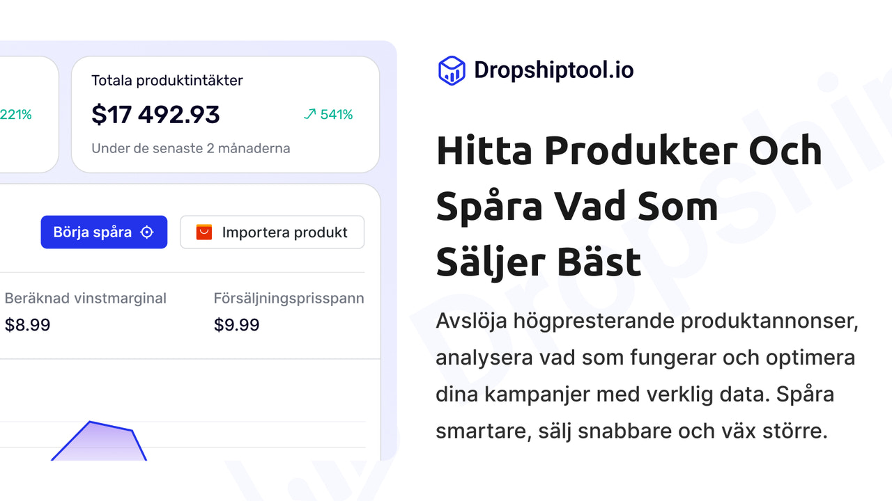 Hitta vinnande produkter, spåra shopify-butiken och försäljninge