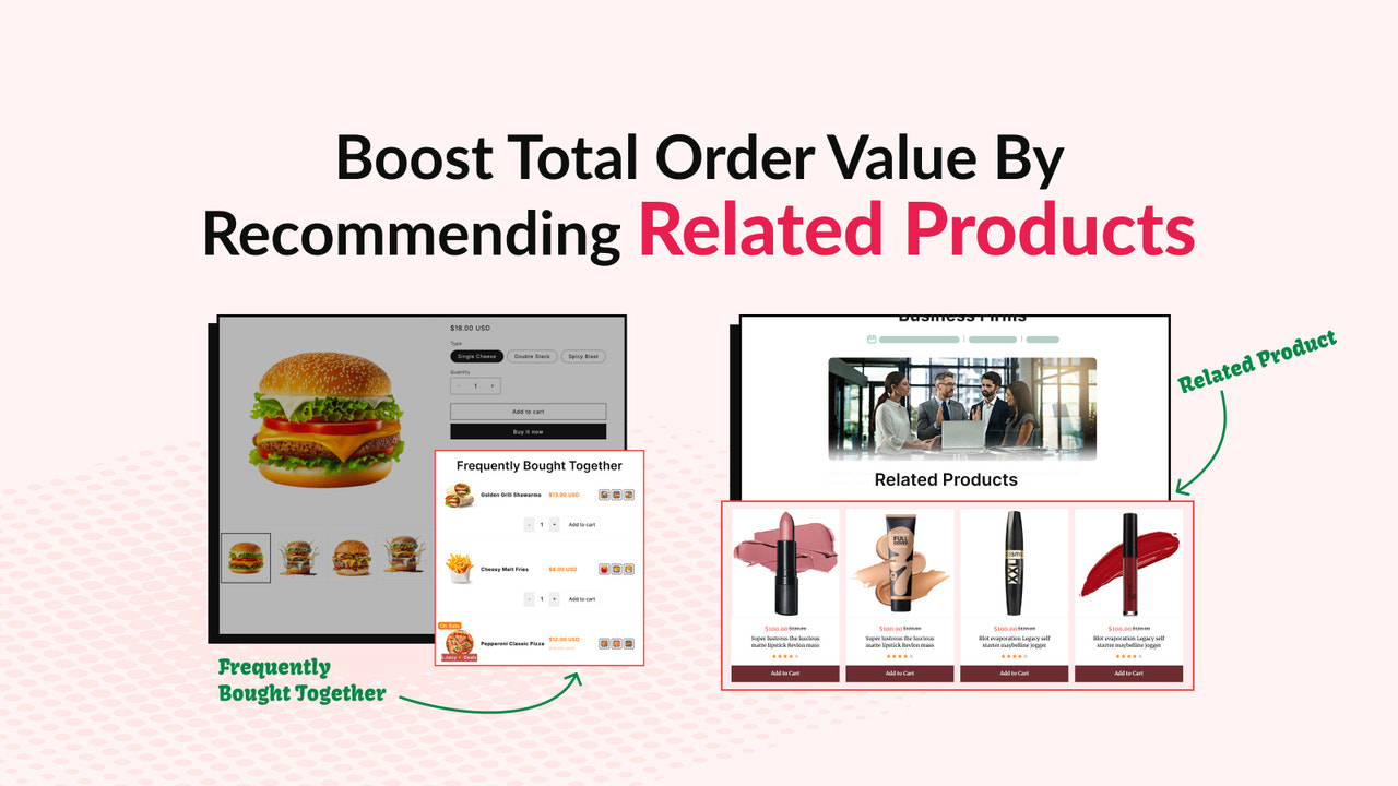 recommended and related product 