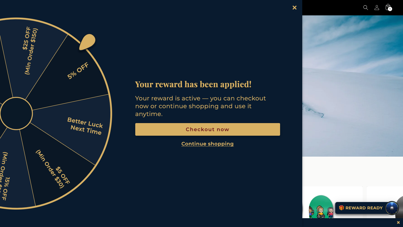 Spin-to-win popup to engage visitors and grow sales