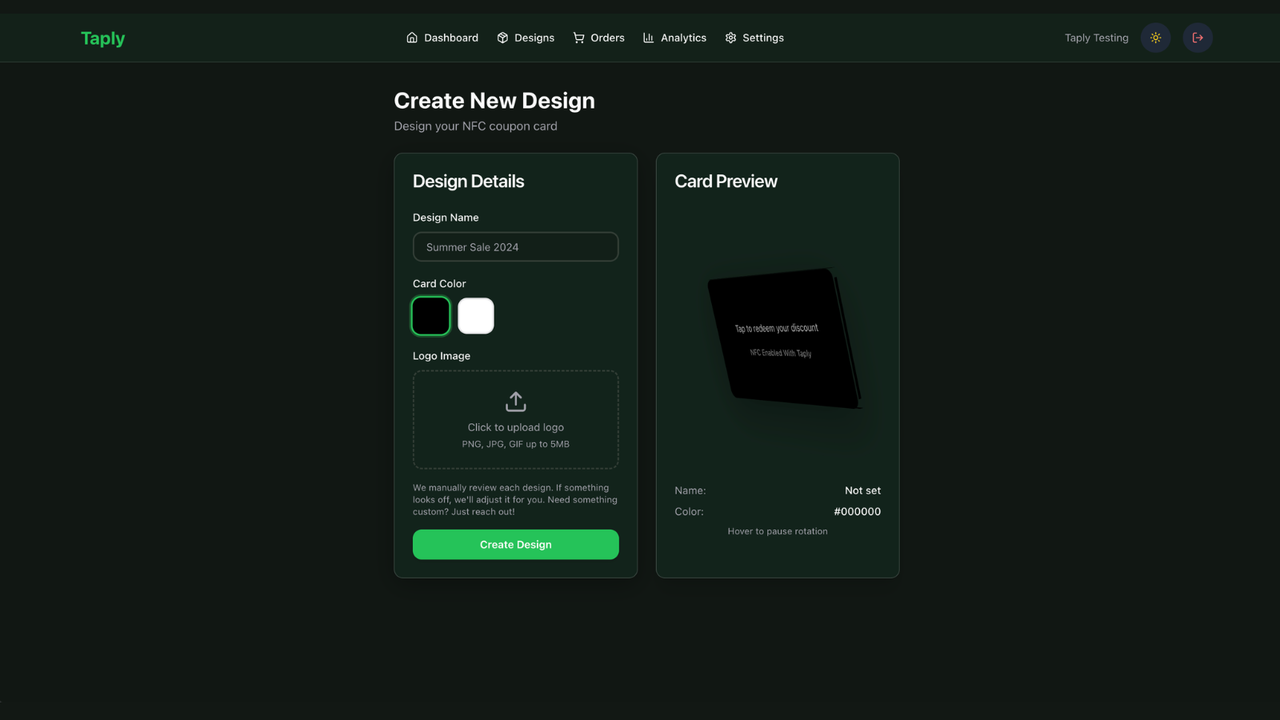 Card Creation