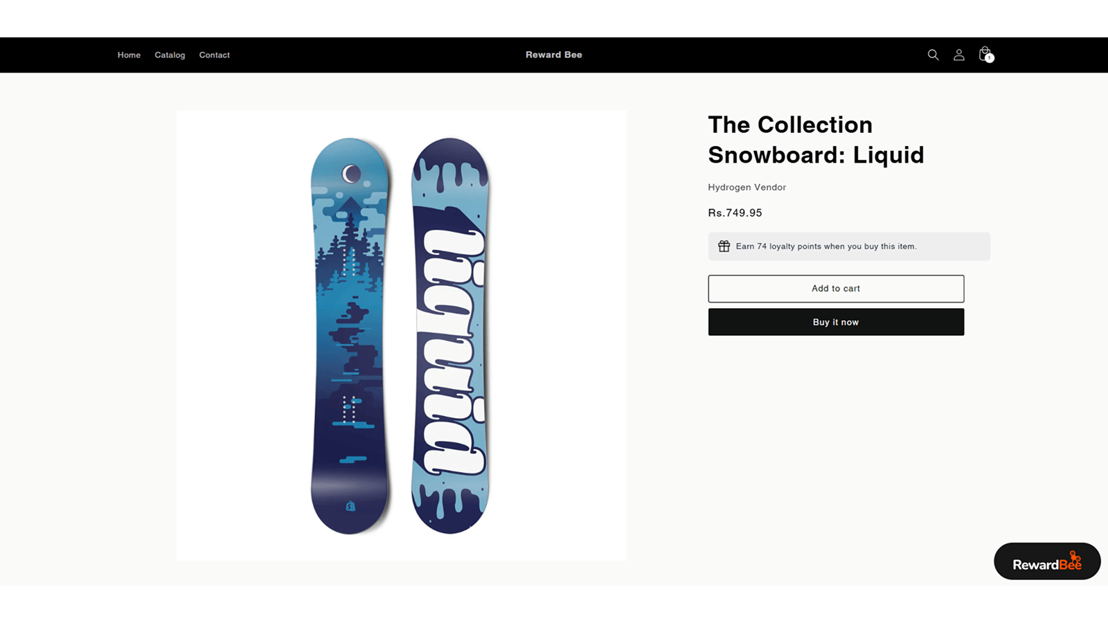 Loyalty Points on Product