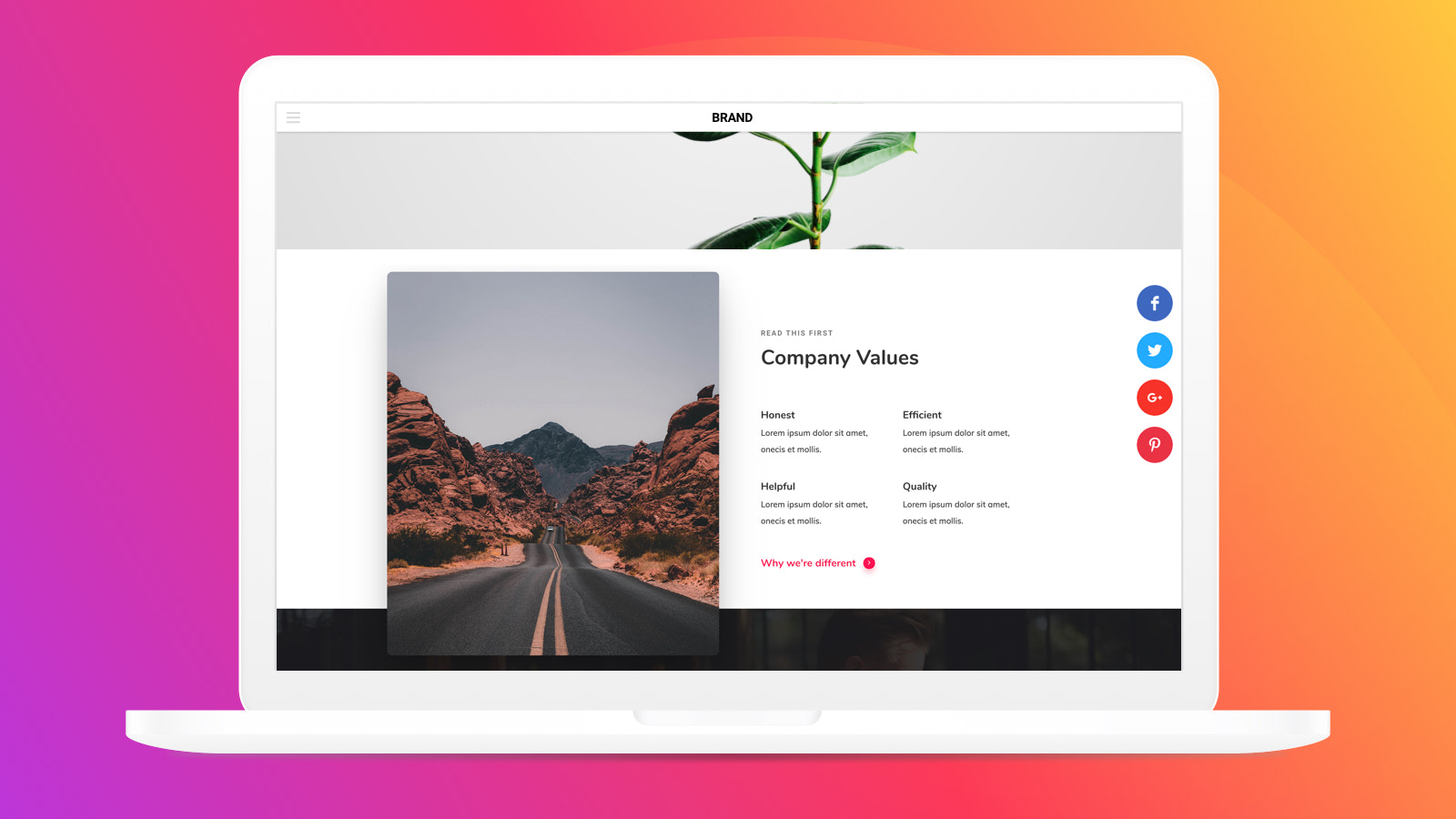 Clean buttons design looks perfectly with any website concept