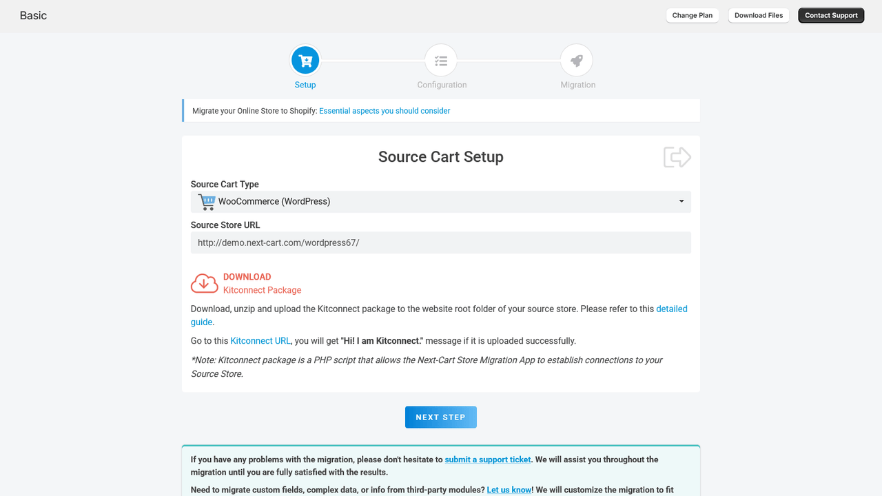 WooCommerce-zu-Shopify-Migrationstool einrichten