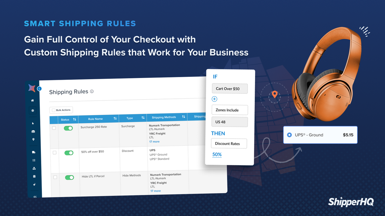 Customize your shipping rules & shipping logic – no code needed
