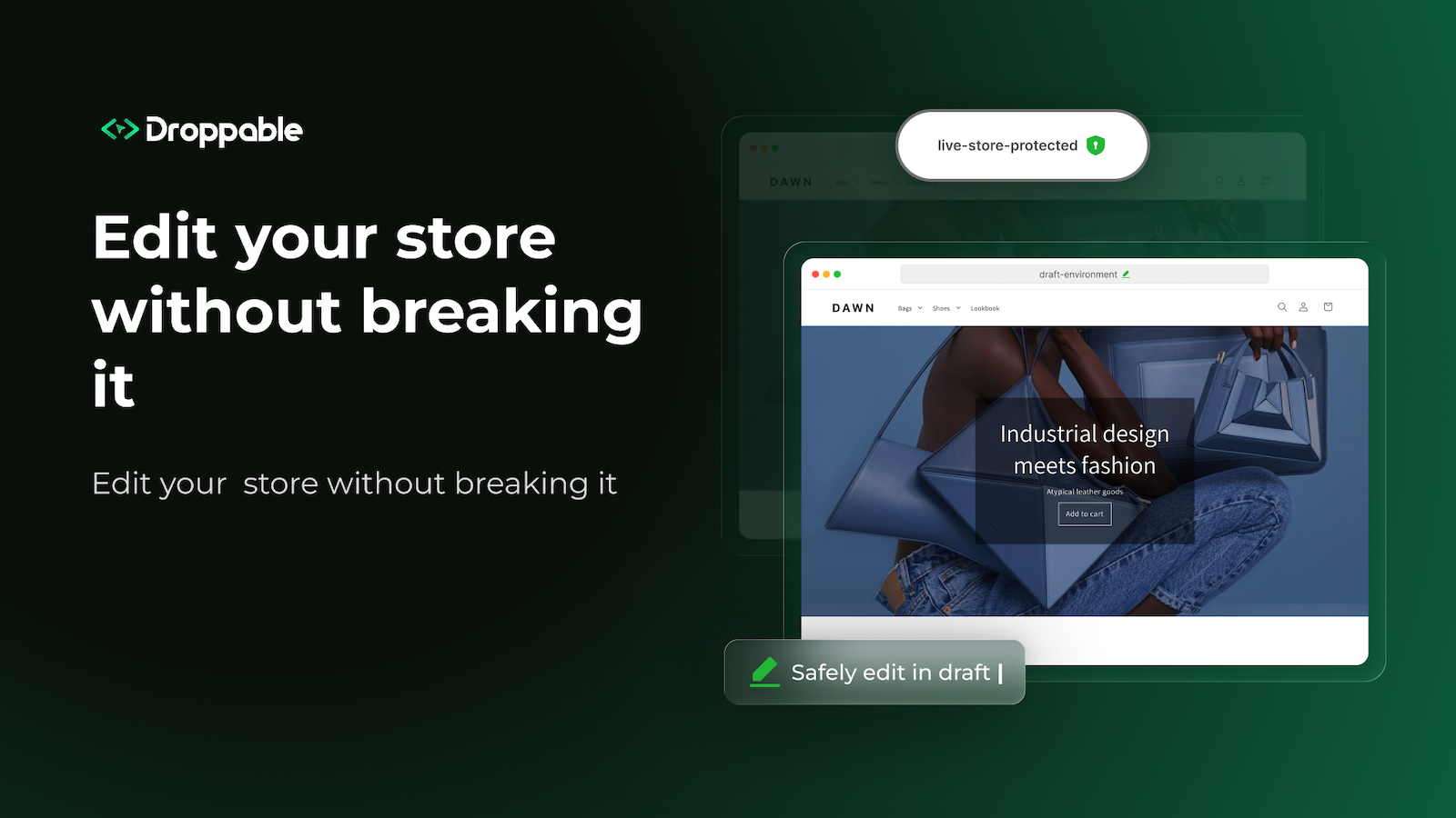 Edit your Shopify store without touching code