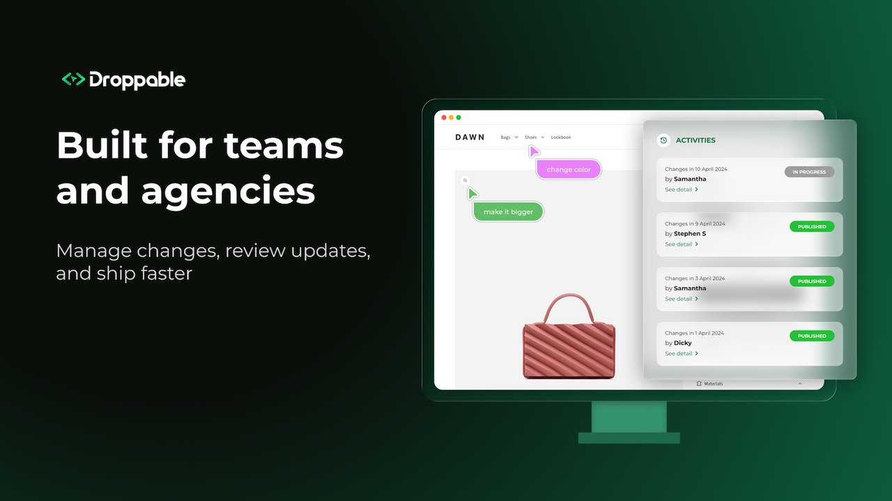Built for teams and agencies