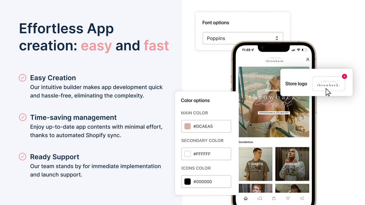Personalizza la tua App in pochi minuti