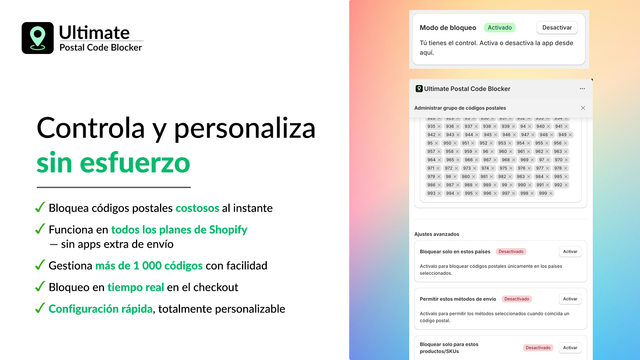Controla y personaliza sin esfuerzo