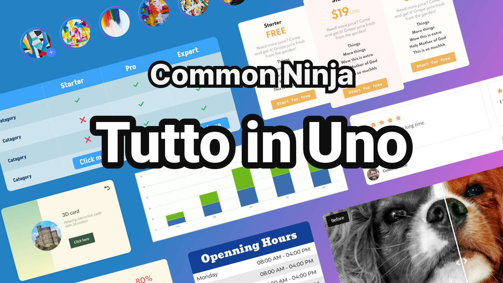 Oltre 180 widget potenti per Shopify