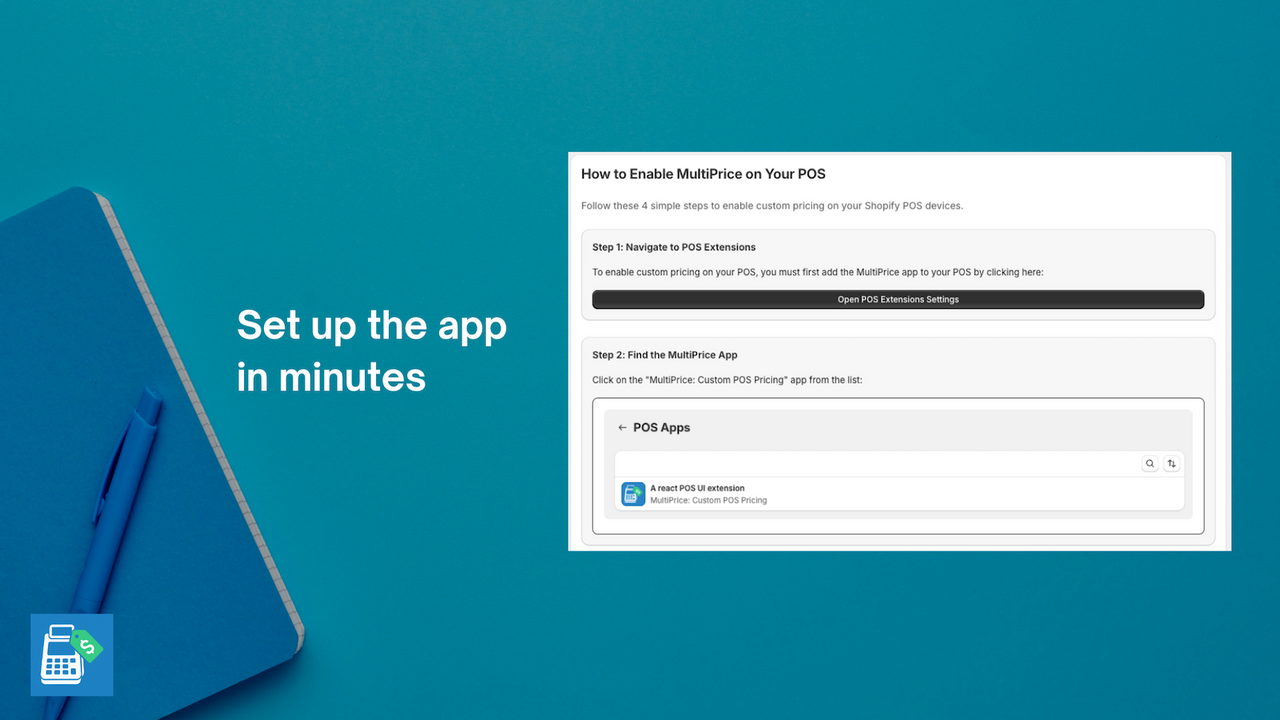 Set up the app in minutes