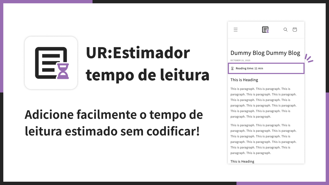 Adicione facilmente o tempo de leitura estimado sem codificar!