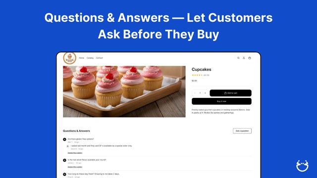 q&a reviews widget shopify
