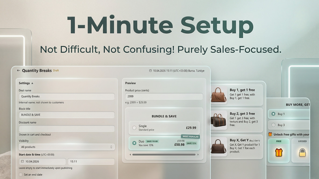 Create custom Mix & Match bundles to drive customer loyalty.